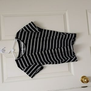 Tucker + Tate black and white striped t-shirt